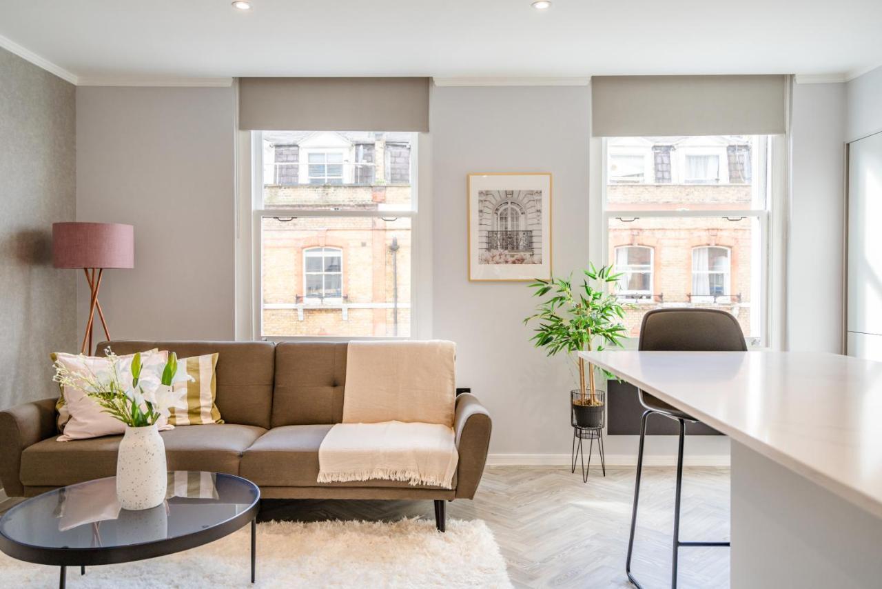 Modern & Chic One Bedroom Apartments In Fitzrovia By Sojo Stay 런던 외부 사진